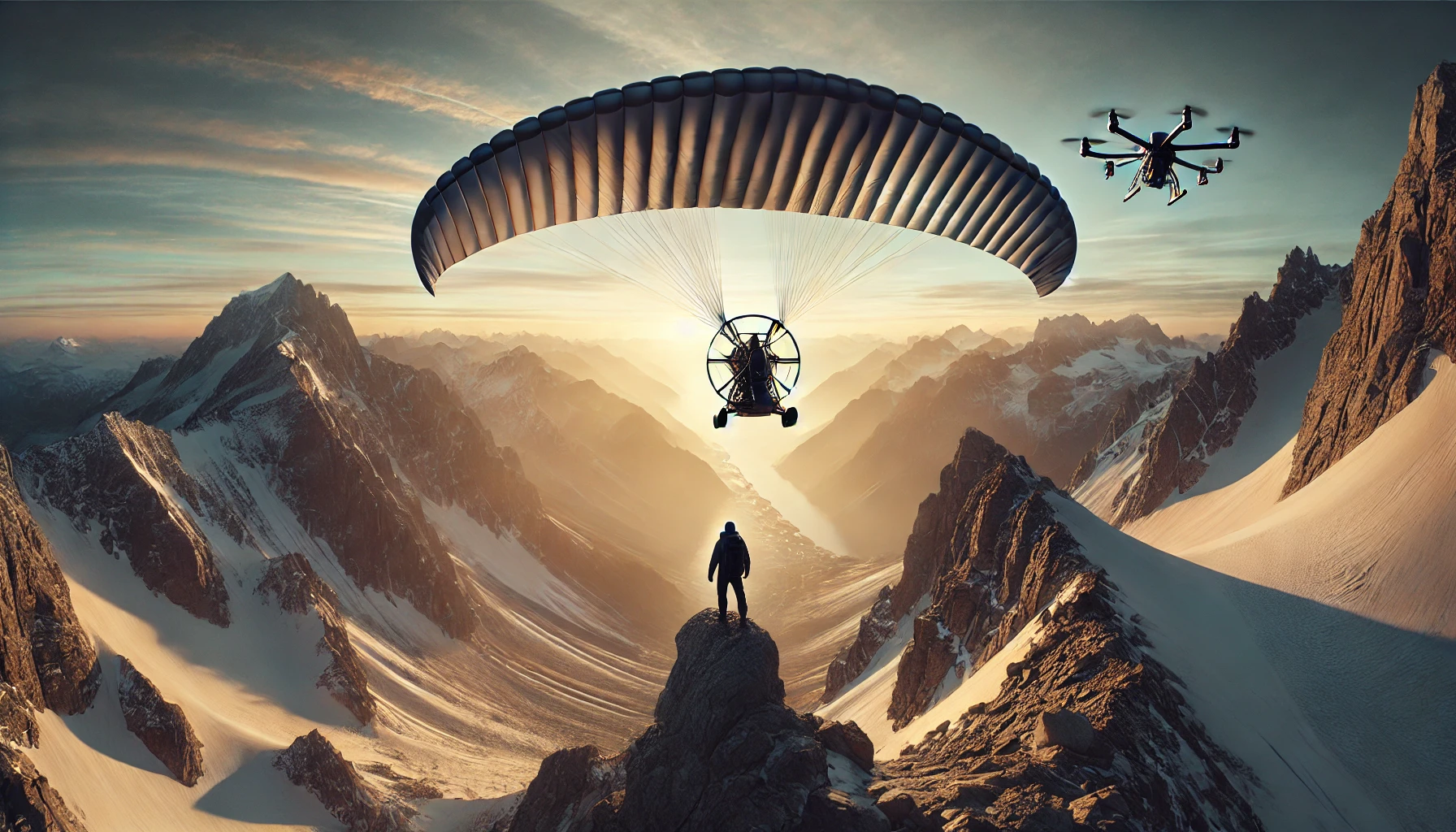 ParamotorDrone - Revolutionary Mountain Access